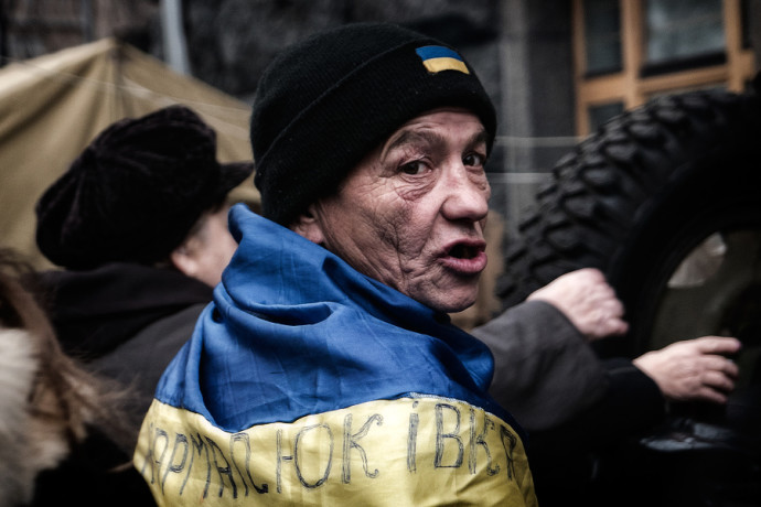 A photo full of emotions from Kiev’s central square—Maidan. Although this photo could have better composition, its emotions and overall execution make it a cut above the rest. Author: Albert Pich