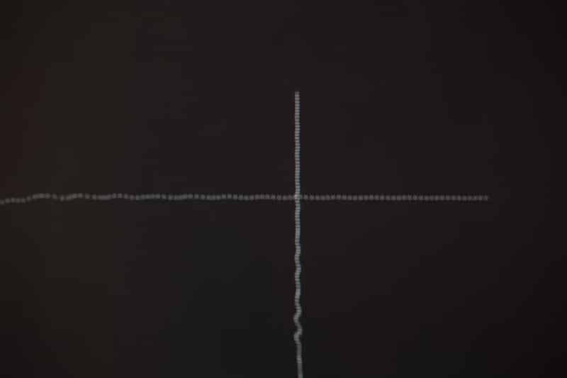 A bad result. The camera’s motion during the shot is visible.