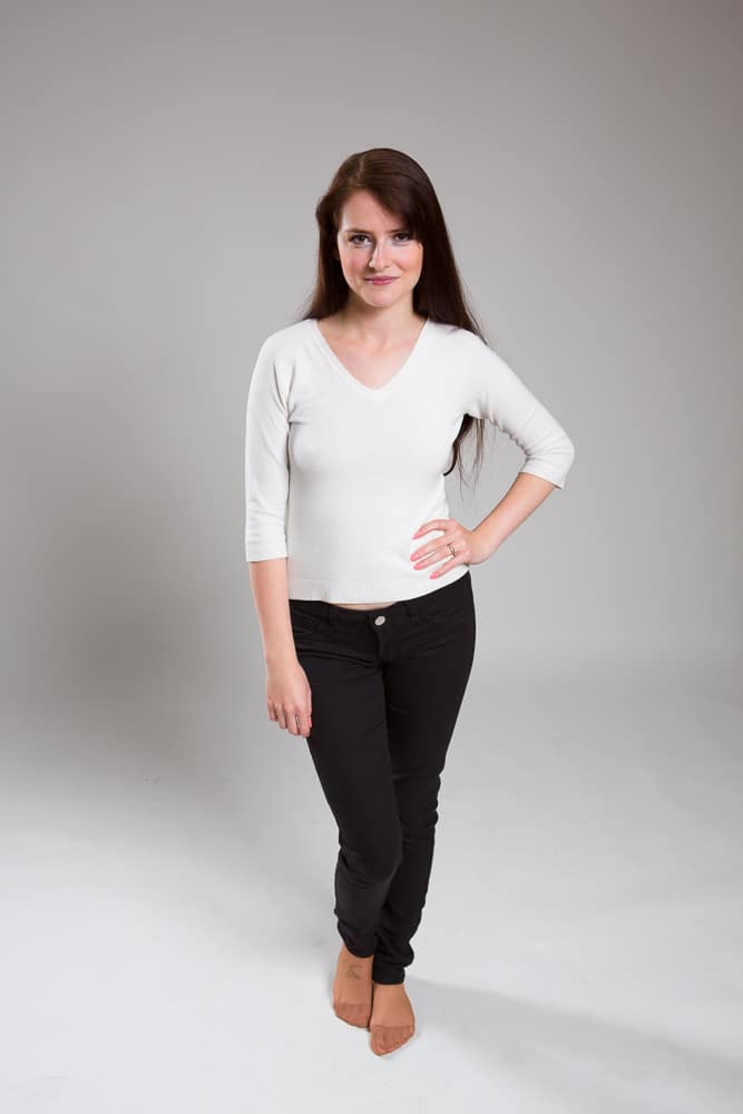 Shooting from a natural height.