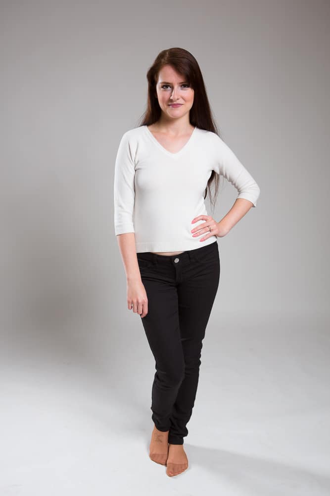 Shooting from somewhere below my shoulders.