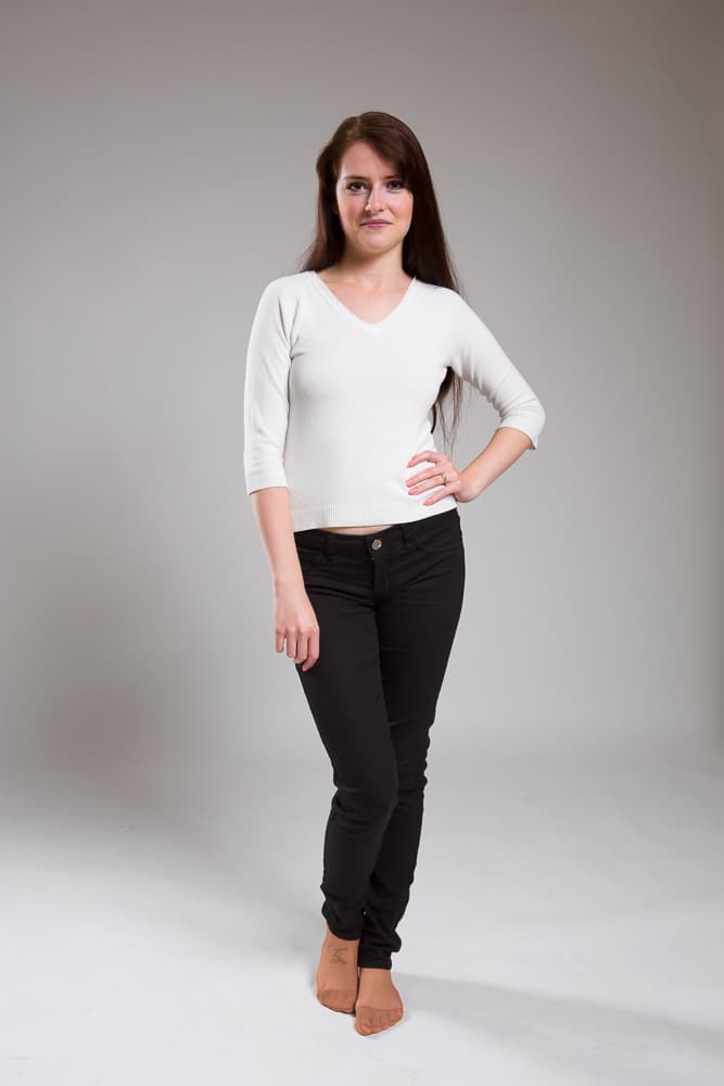 Shooting from around stomach height.