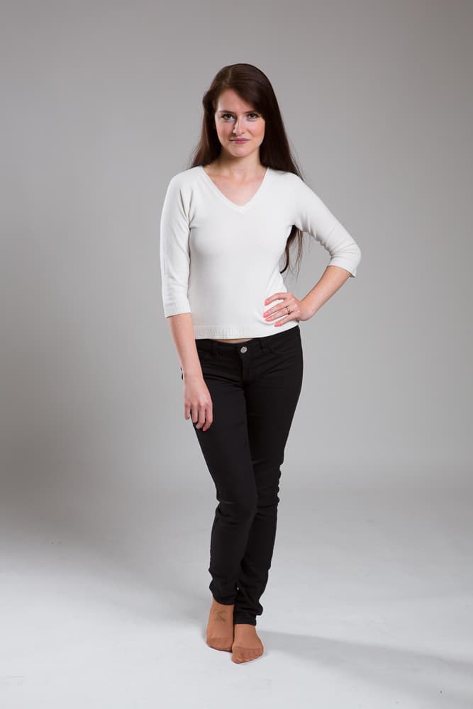 Shooting from a natural height.