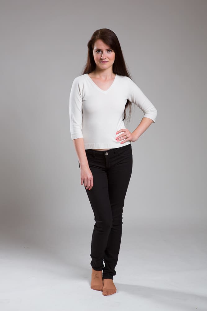 Shooting from somewhere below my shoulders.