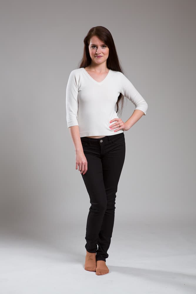 Shooting from around stomach height.