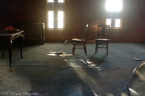 The empty church