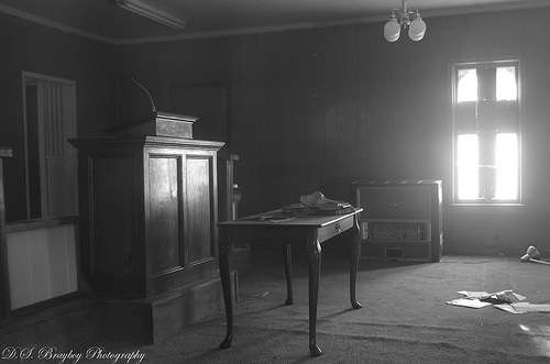 The empty church