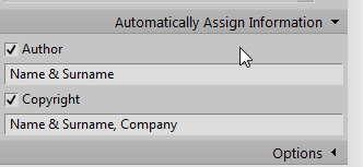Assigning picture information.