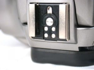 The standardization of hot-shoe mounts enables the use of third-party external flash units very widely—but old Konica Minolta cameras and new Sony cameras are left out