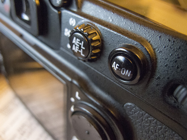 A Nikon’s rear-panel AF-ON button. It controls thumb focusing.
