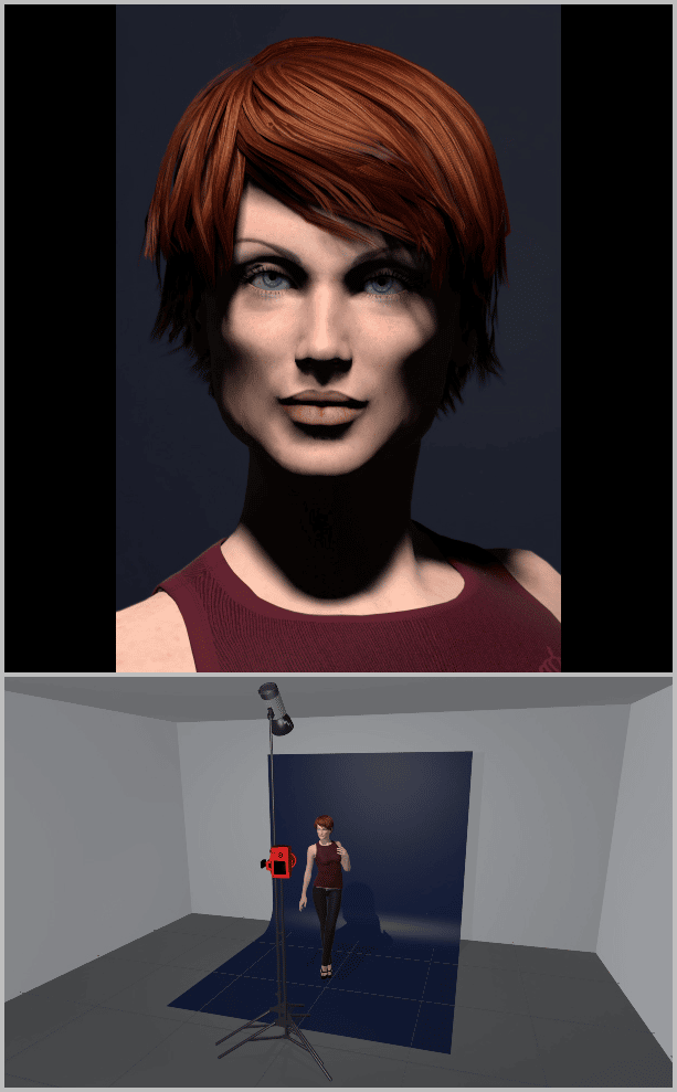 Portrait Lighting I - butterfly