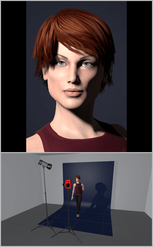 Portrait Lighting I - loop lighting