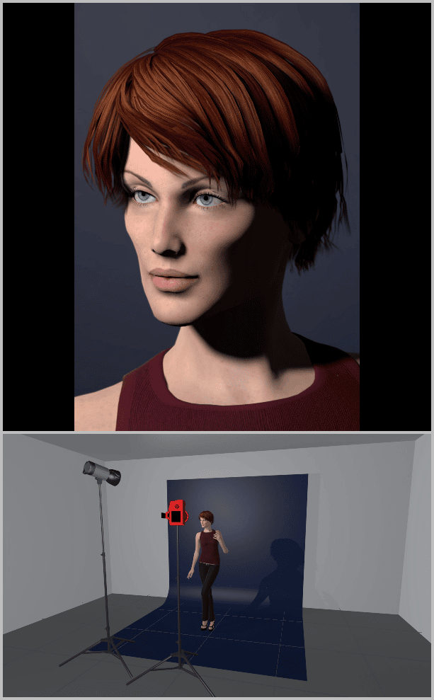 Portrait Lighting I - short lighting