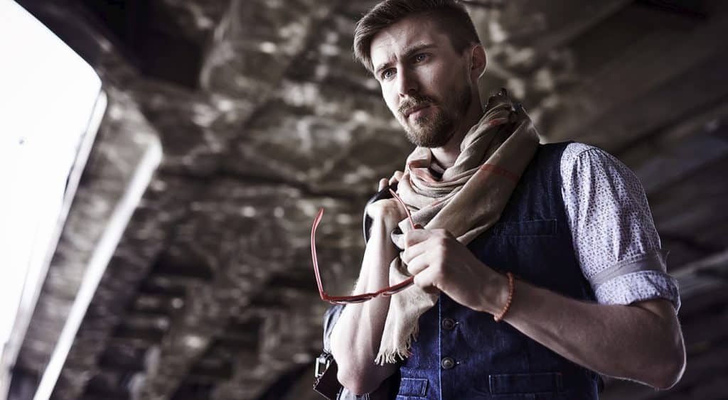 Men's Beauty, Fashion. Portrait Of A Handsome Male Model Posing In Stylish  Clothes. Studio Shot. Stock Photo, Picture and Royalty Free Image. Image  83420036.