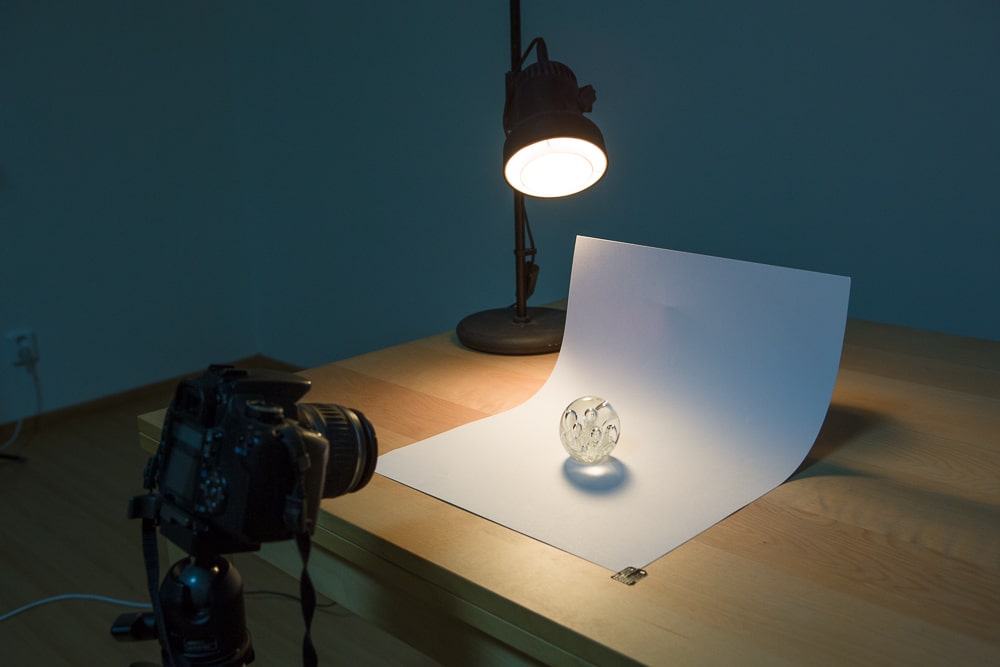 The “backstage” of our little photo studio.