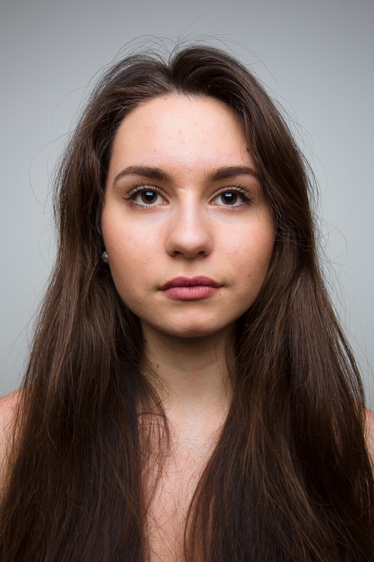 A portrait photographed with a 28 mm focal length.