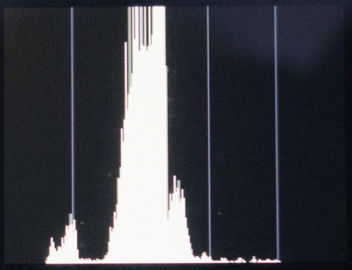 Even after opening up the aperture by 1 EV, the picture is still underexposed.