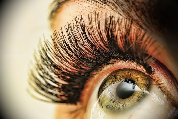 A closeup on a human eye taken using a macro lens. Nikon D300, Sigma 150 mm F2,8 EX DG HSM Macro. Photo: Dusan “DuPe” Petho. 