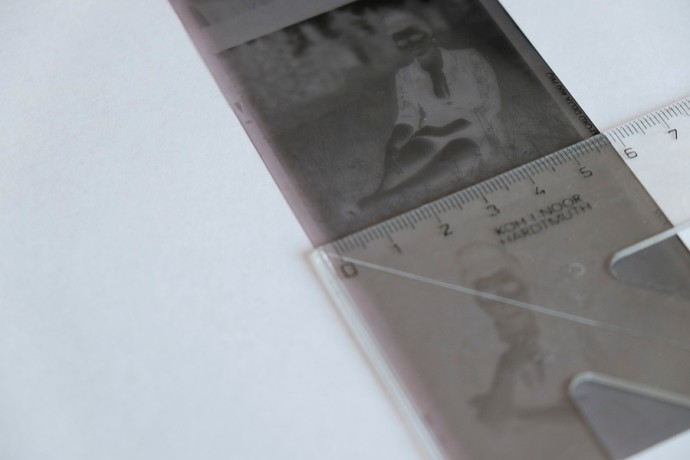 Measure your film negatives’ frame size.