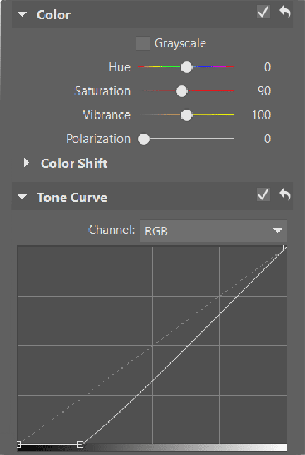 Editing Product Photos - curve showing blowout