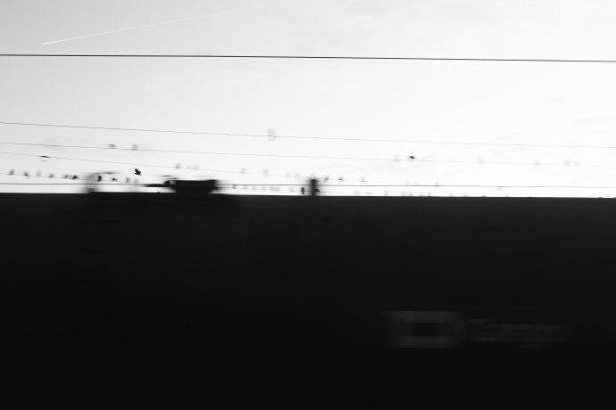 Another project in progress—this time it’s one where I’m taking pictures out of a train window.