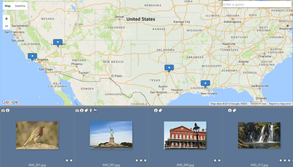 google photos geotag map