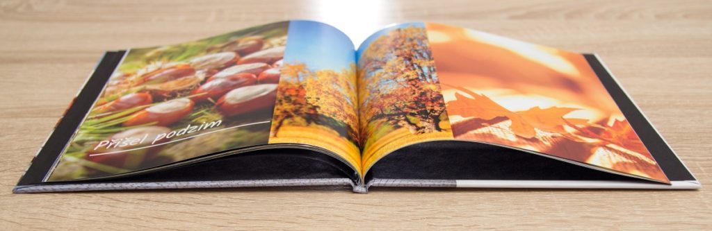 Your photo book can be the size of a regular sheet of paper, or a 20×20 cm square format. You can build it up based on a template—there are a variety to choose from. Photo book prices start from $23.99.