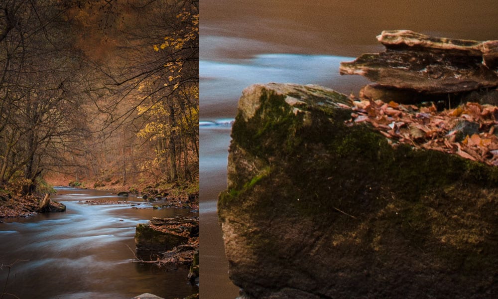 Stabilizer off. Right: a 1:1 close-up. Canon 5D Mark III, Canon EF 70-200/2.8 II, 25 seconds, f/16, ISO 320, focal length 70 mm