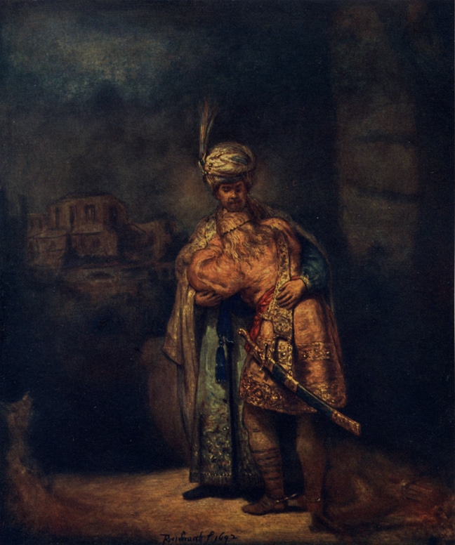 Rembrandt van Rijn, The Reconciliation of David and Absalom, 1642