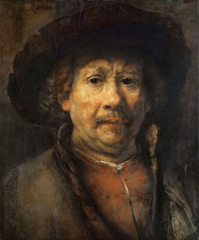 Rembrandt van Rijn, Self-portrait, cca. 1655-1658