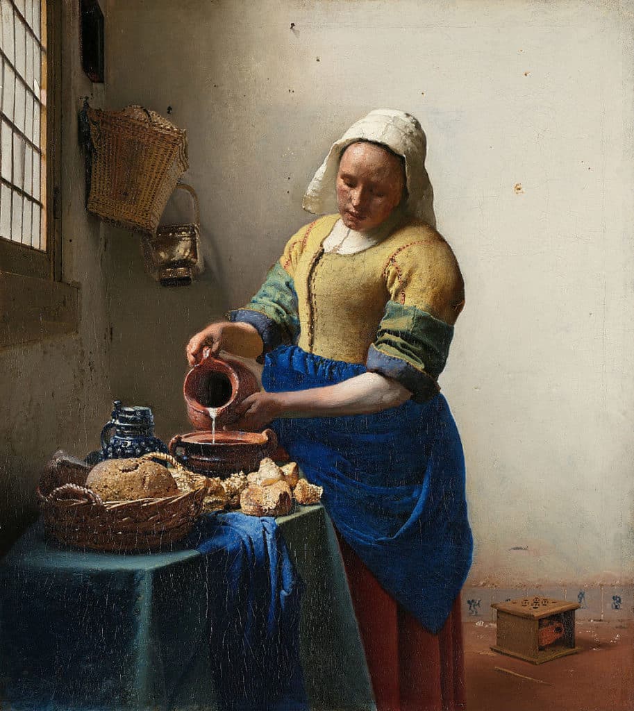 Jan Vermeer, The Milkmaid, 1660