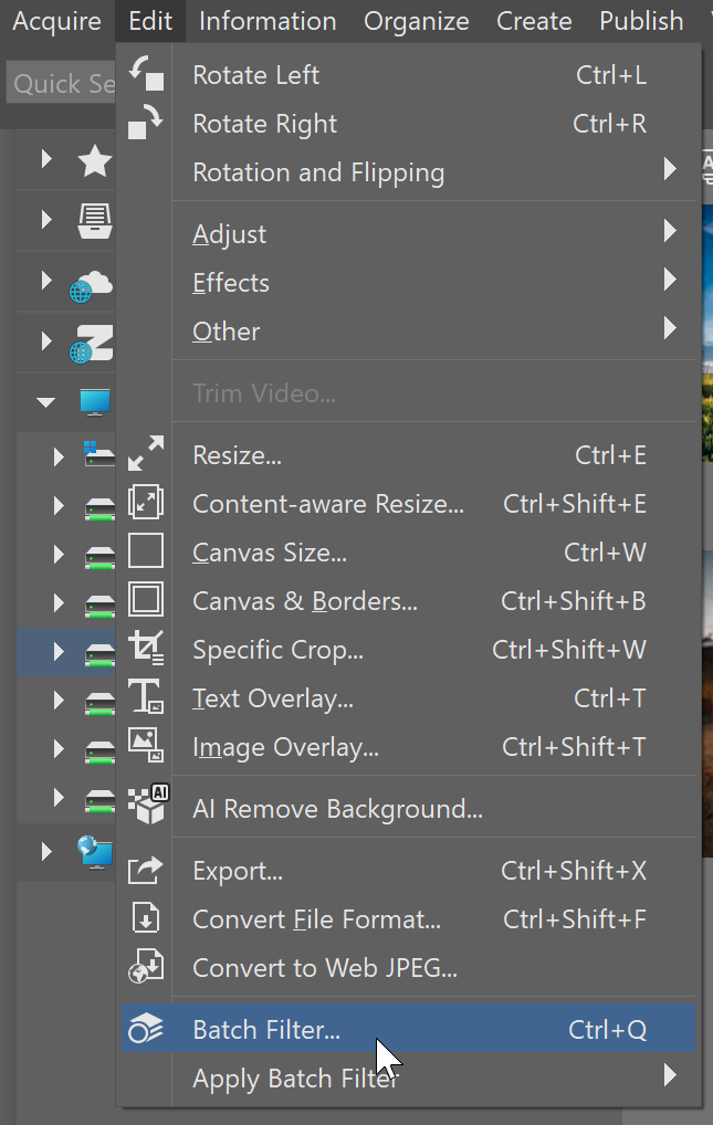 Add text to your photos – batch editing