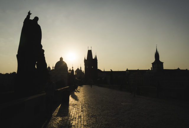 Mornings are practically made for photos of silhouettes under a sun hanging low over the horizon.