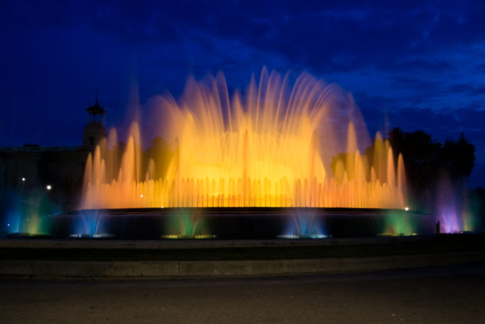 The Magic Fountain in Barcelona.