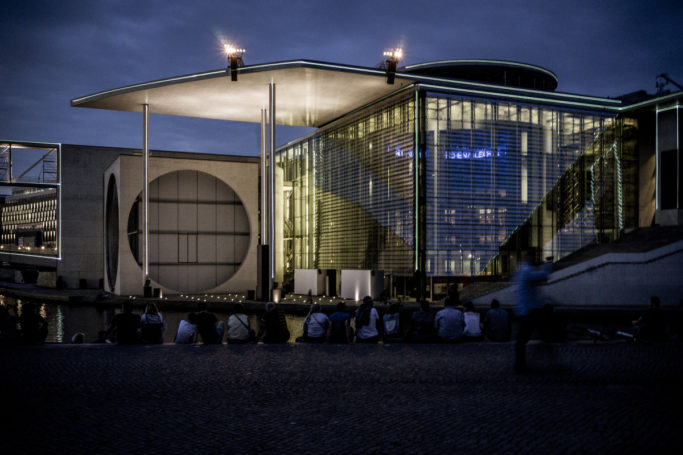 Marie-Elisabeth-Lüders-Haus in Berlin is an impressive building.