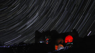 5 Tips for Photographing Star Trails: stars over Zubštejn.