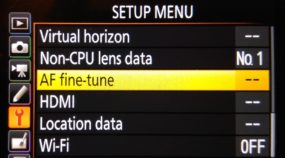 Focus Problems? Fine-tune Your Autofocus with Dot Tune