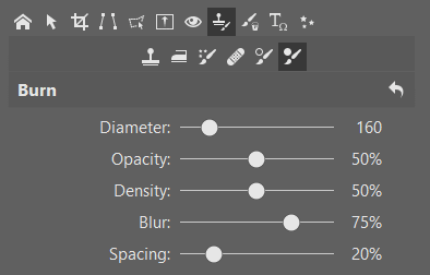 How to Crop Product Photos: a brush parametres.
