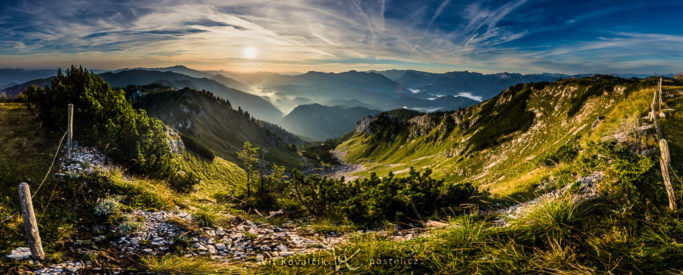 How to Photograph Fog: a panorama with a fog.