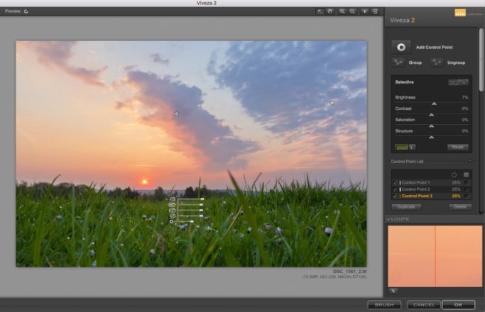 Local Edits of Landscape Photos: adding multiple nodes.