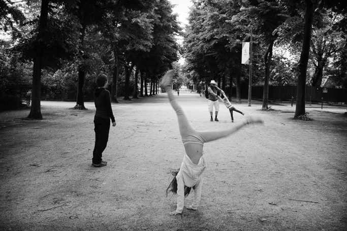 Vacation with a Camera and Family: Father playing with his children.