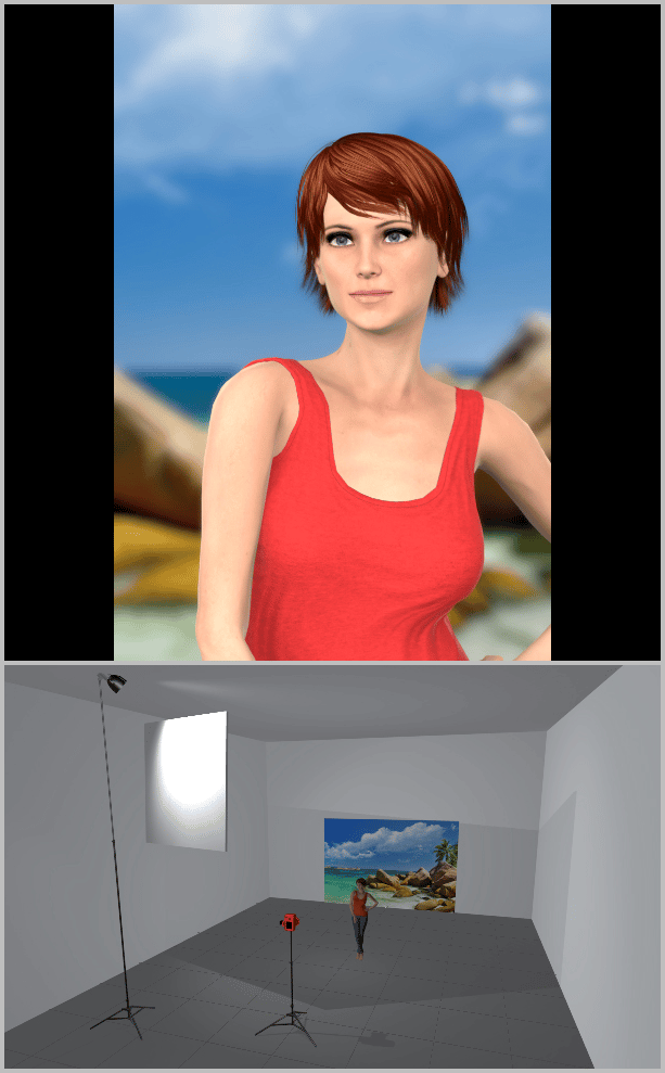 Portrait Photography Under Natural Light: dispersed sun.