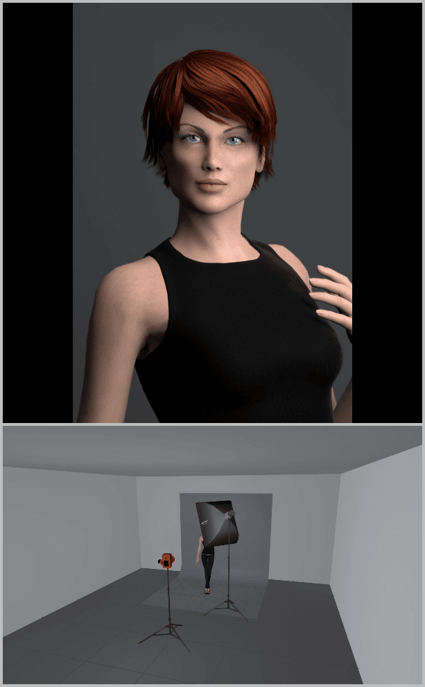 Portrait Photography Under Artificial Light: flash closer to the subject.