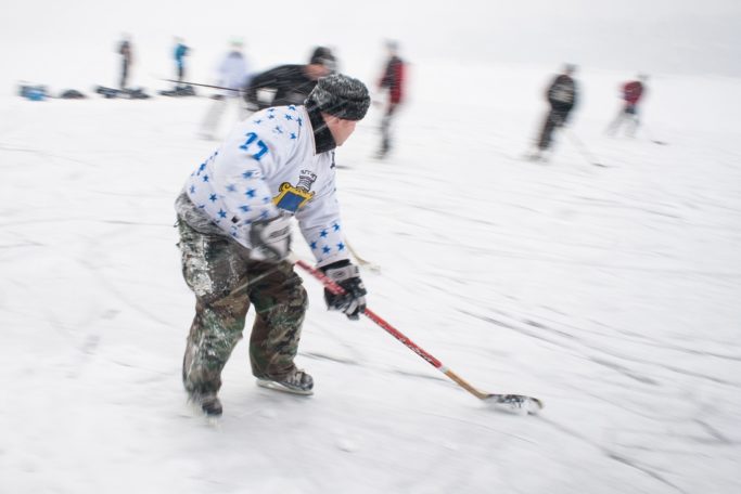 long exposure winter sport pics