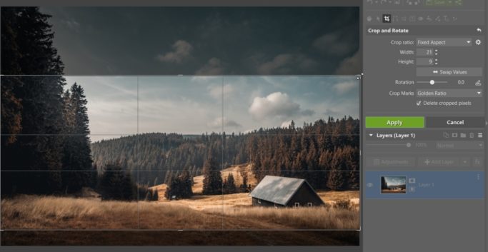 How to Improve a Photo With a Crop: a 21:9 Format.