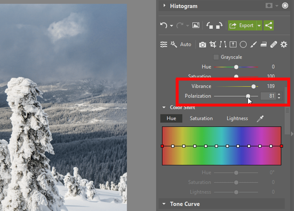 Add Pizazz to Your Winter Photos - color