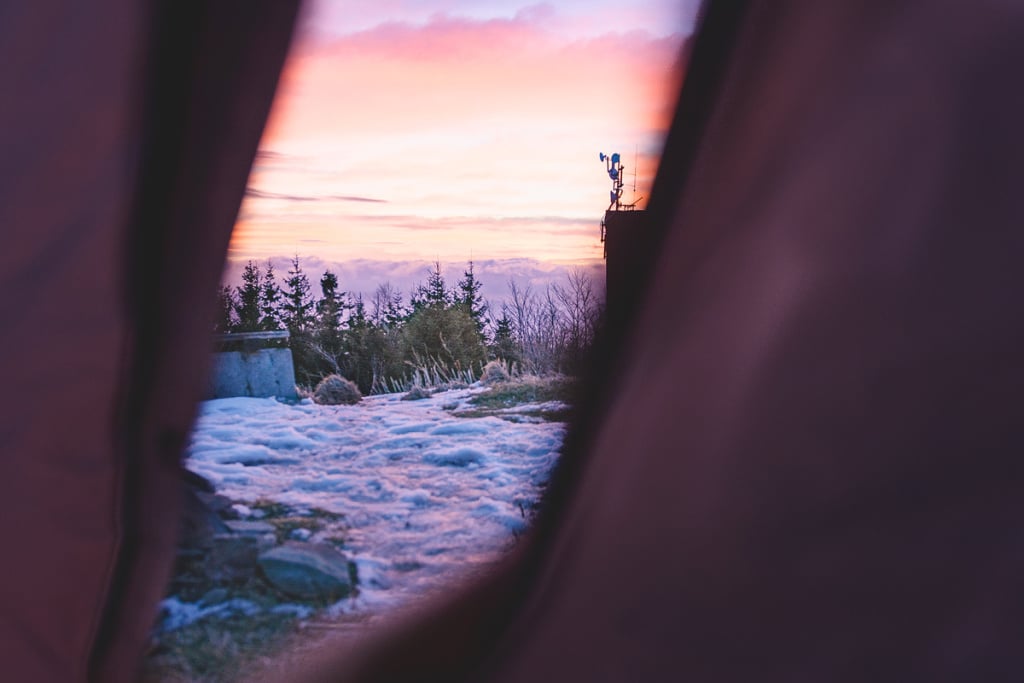 Winter Outdoor Photography - tent