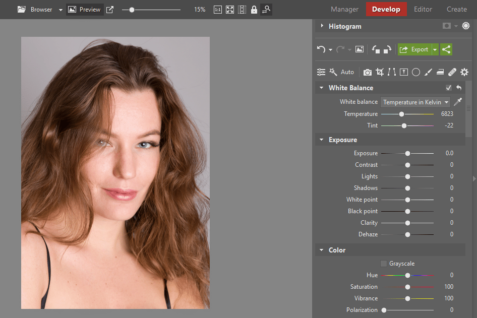 Learn to Retouch Portraits - white balance