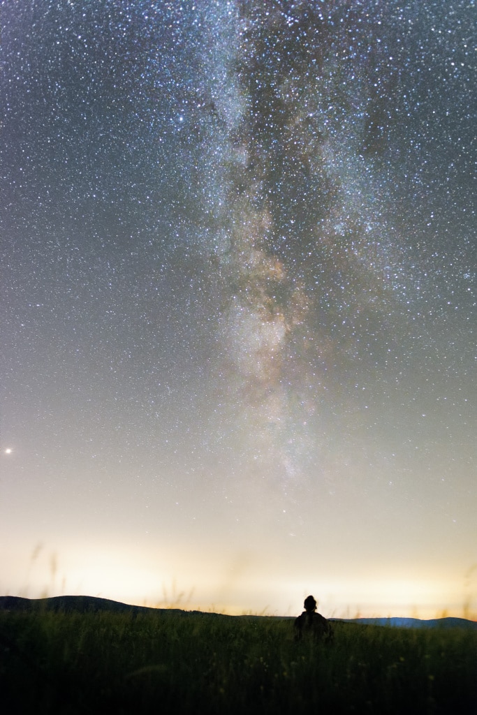 Photographing Landscapes at Night - me and the milky way