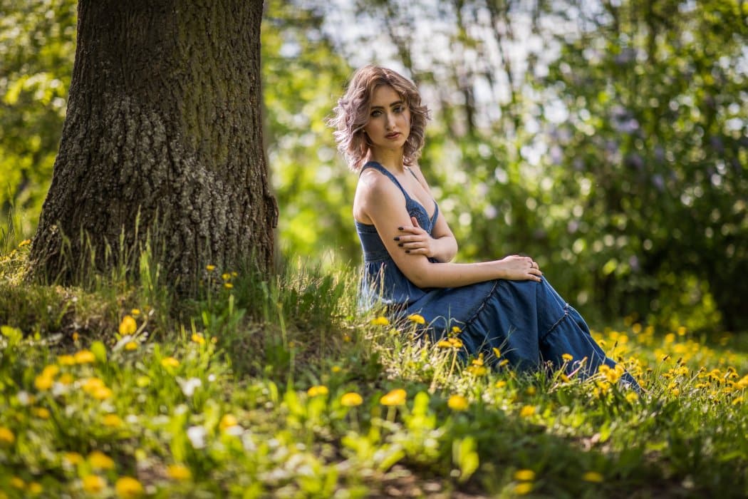 forest photography model