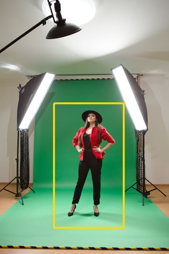 Studio Photography - model background
